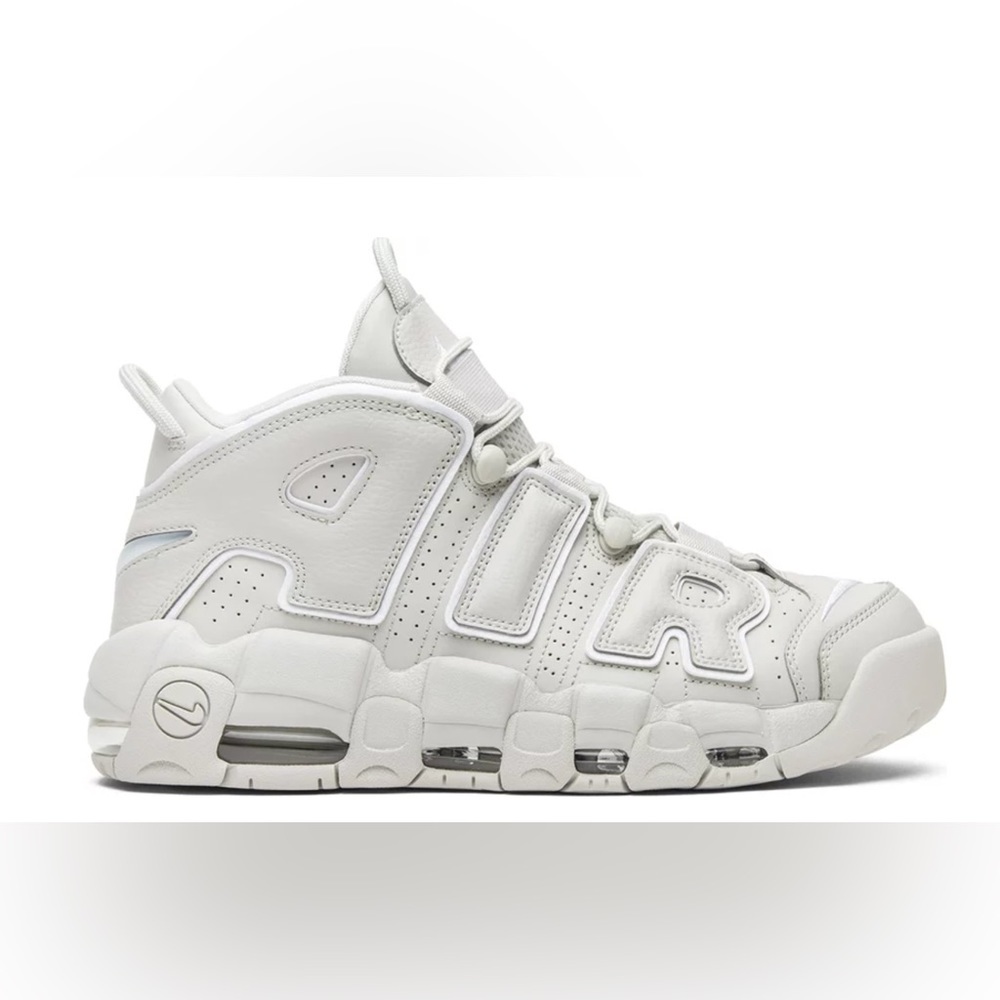 Nike Air More Uptempo '96 Sneakers in Light Bone/White Light Bone